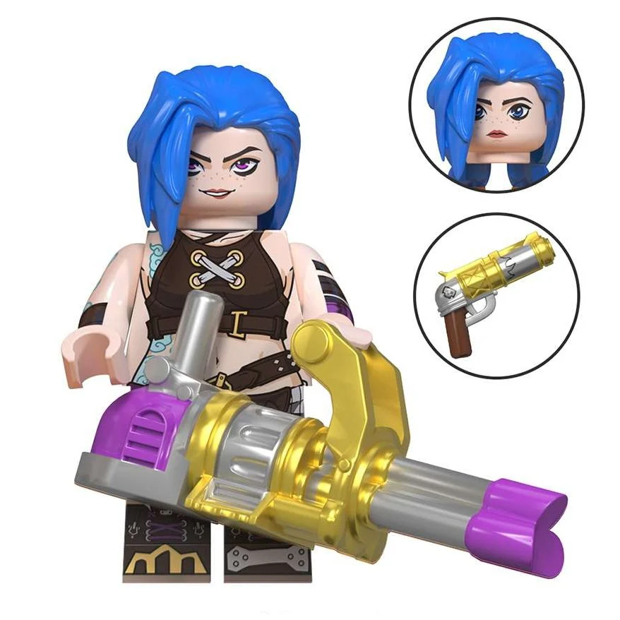 Jinx Brick Figure - Arcane Series