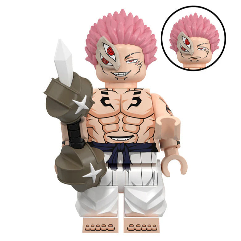 Ryomen Sukuna Brick Figure - Jujutsu Kaisen Series