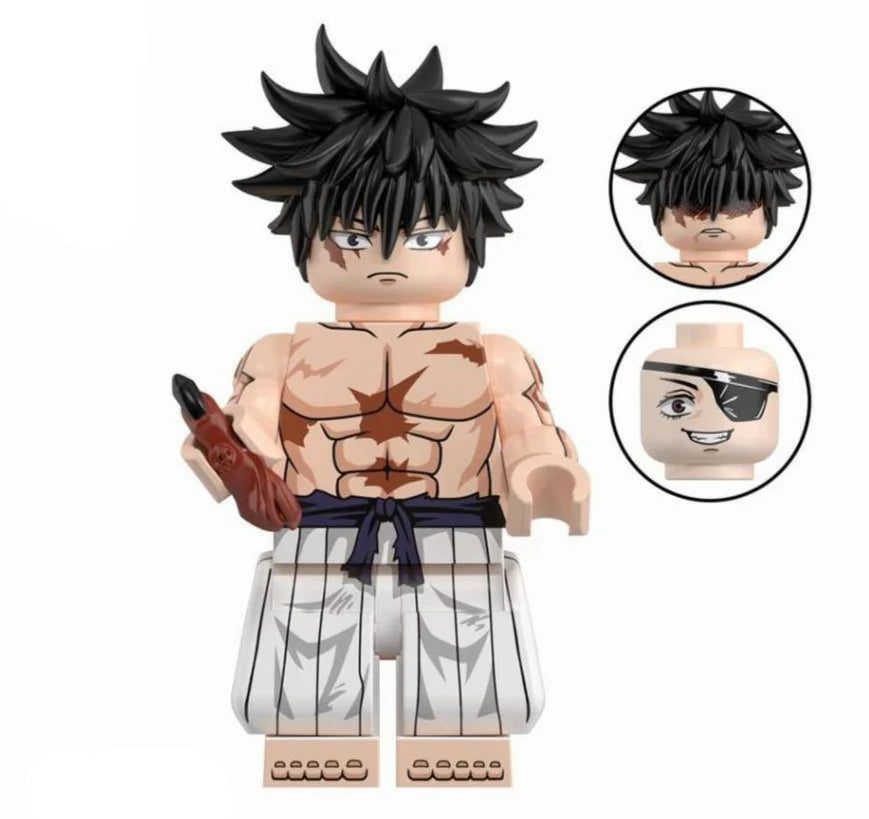 Megumi Fushiguro Brick Figure - Jujutsu Kaisen Series