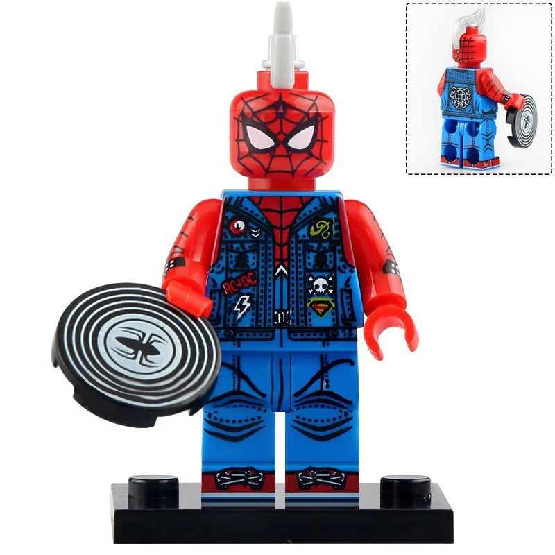 Spider-Punk Brick Figure - Into the Spider-Verse Series